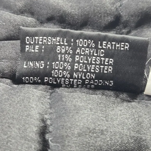 Wilsons Leather Womens Black Jacket‎ Faux Fur Collar Lining Belted Trench Coat M - Picture 5 of 12